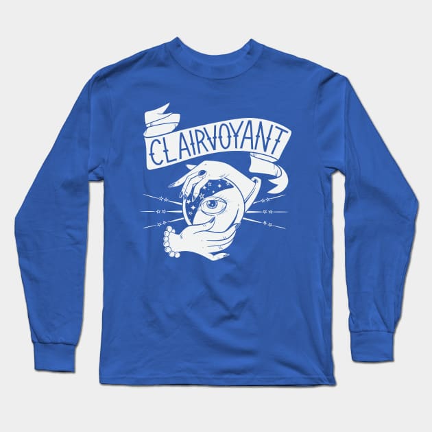 Clairvoyant Long Sleeve T-Shirt by HeyRockee